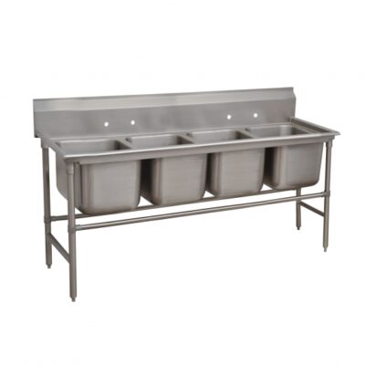 Advance Tabco 94-84-80 97″ (4) Four Compartment Sink