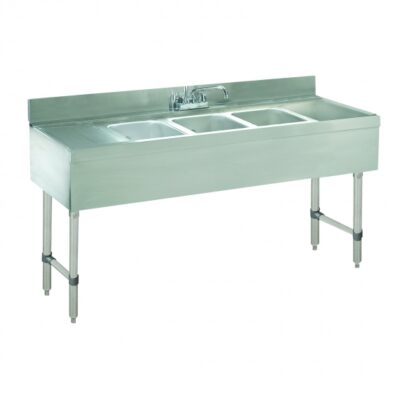 Advance Tabco CRB-53C-X 60″ Underbar Sink Units