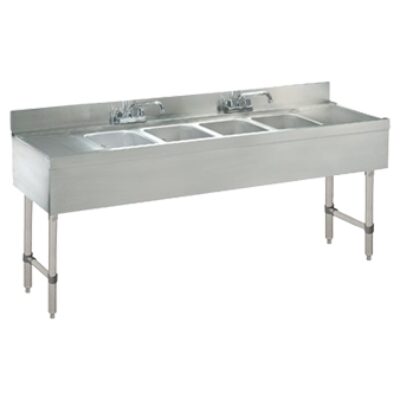 Advance Tabco CRB-74C-X 84″ Underbar Sink Units