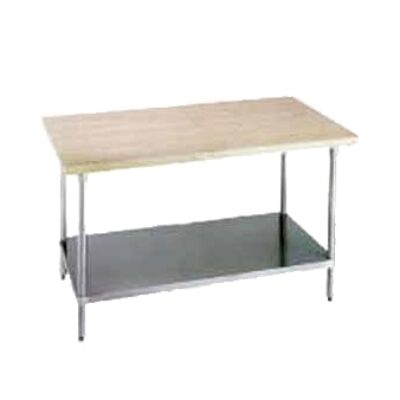 Advance Tabco H2G-246 72″ Wood Top Work Table