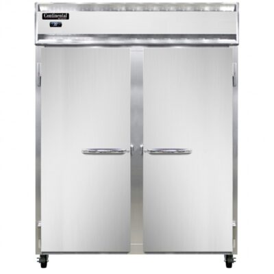 Continental Refrigerator 2RENSAPT 57″ Pass-Thru Refrigerator w/ 4 Solid Doors, 52 cu ft