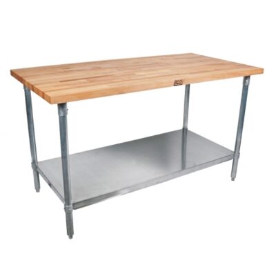 John Boos TNS05 96″ Wood Top Work Table