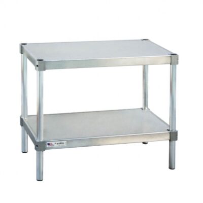 New Age 21848ES30P Stationary Equipment Stand w/ 2 Shelves, 48″Wx18″Dx30″H, 400-lb/Shelf